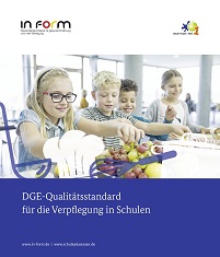 Cover DGE-Qualitätsstandard für die Verpflegung in Schulen