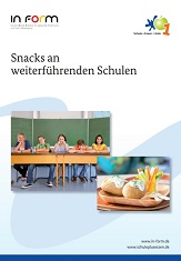 Cover DGE-Heft: Snacks an weiterführenden Informationen
