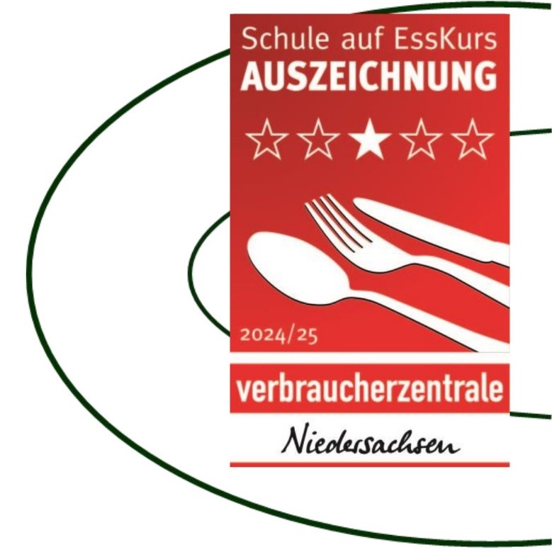 Logo der Verbraucherzentrale Niedersachsen - Schule auf Esskurs 2024-25